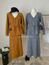Women Winter Warm Knitted Cardigan With Skirts Sets